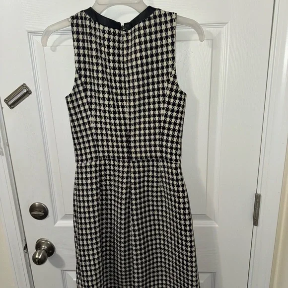 Ralph Lauren Black and White Houndstooth Mini Dress - Picture 2 of 3